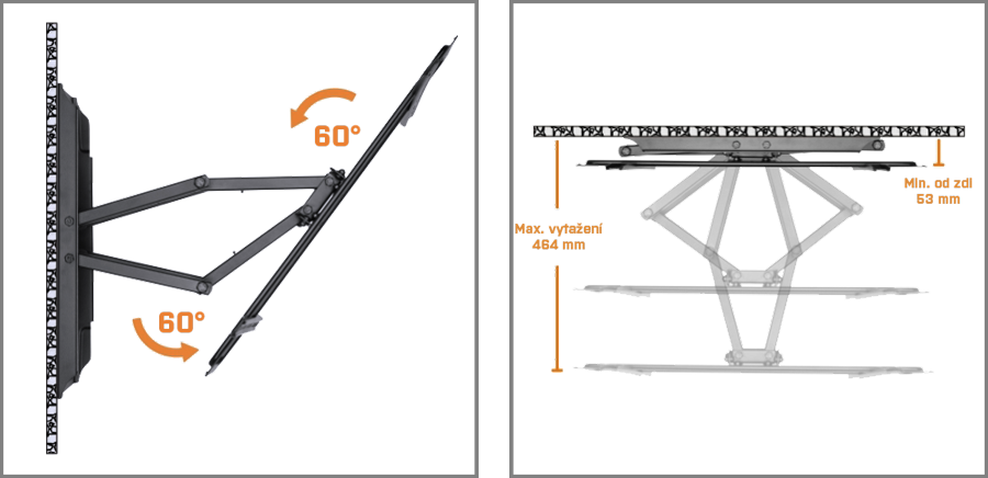 Držák na TV MKF-17DP641